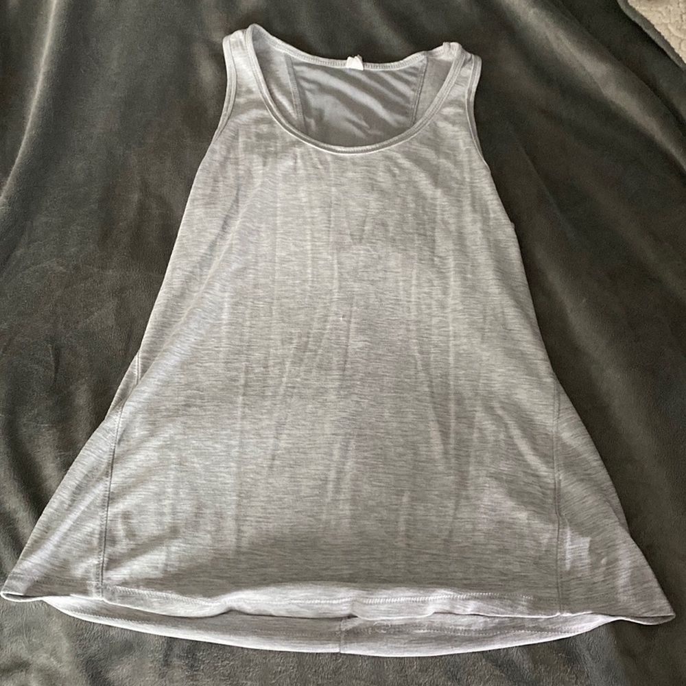 Silver or light grey old navy workout top